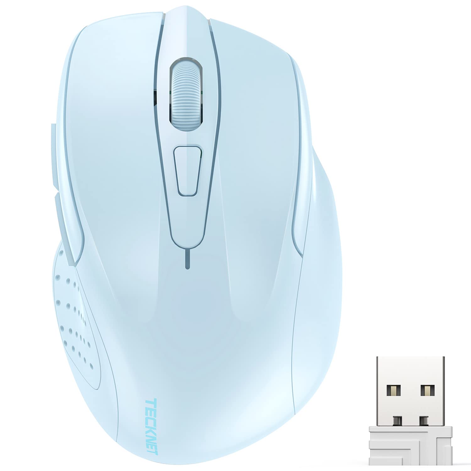 Buy TECKNET Wireless Mouse, 2.4G Ergonomic Optical Mouse, Computer